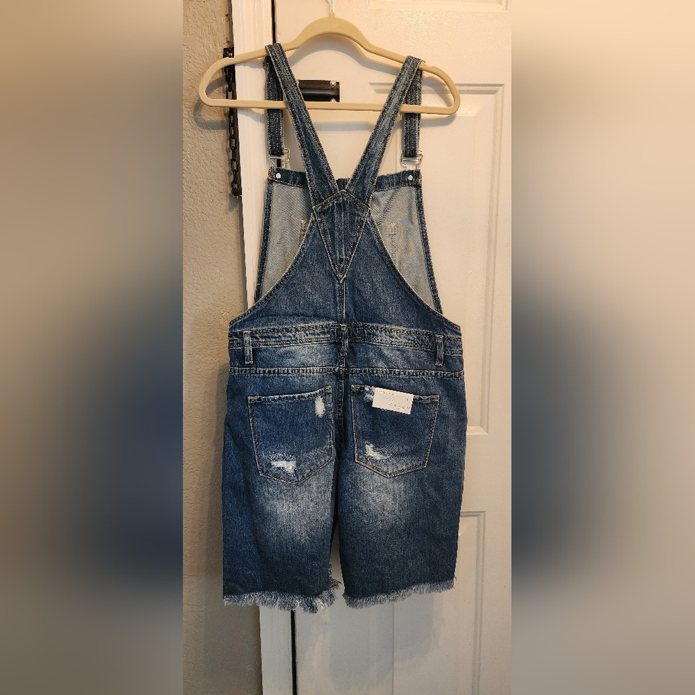 RISEN BERMUDA denim overalls
